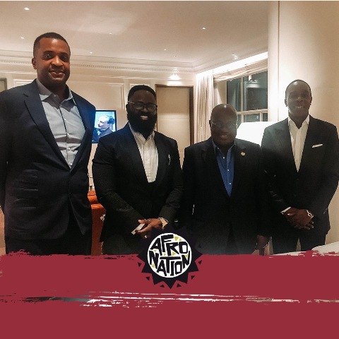 Afro Nation Ghana Team & President Nana Addo