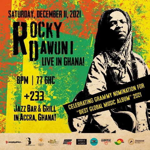 Concert Flyer - Rocky Dawuni