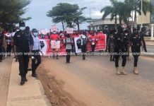 Aggrieved law students demonstrate over entrance exams failures