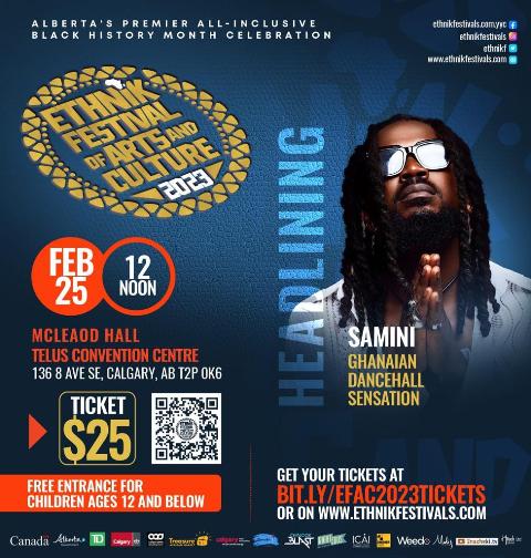 Samini - Ethnik Festival 2023 flyer